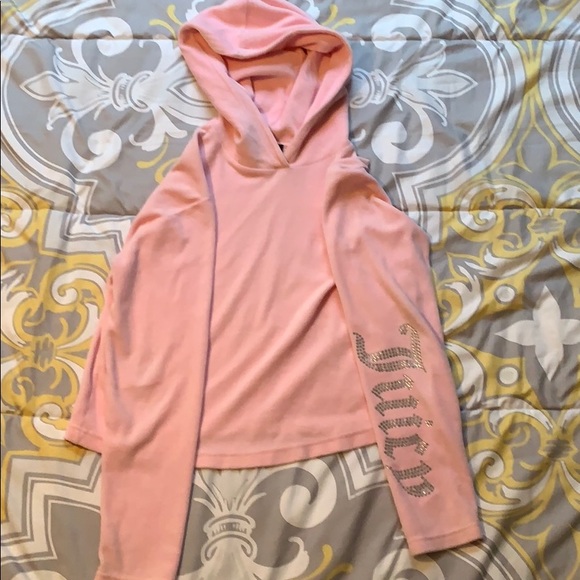 Juicy Couture Tops - Juicy Couture (black label) | crop top hoodie